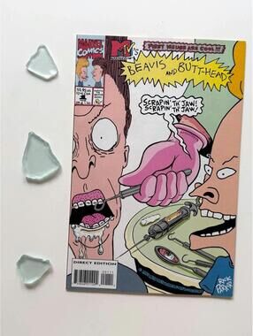 Beavis and Butt-Head #1 Comic Book: 1994 MTV First Issue, Punisher Parody